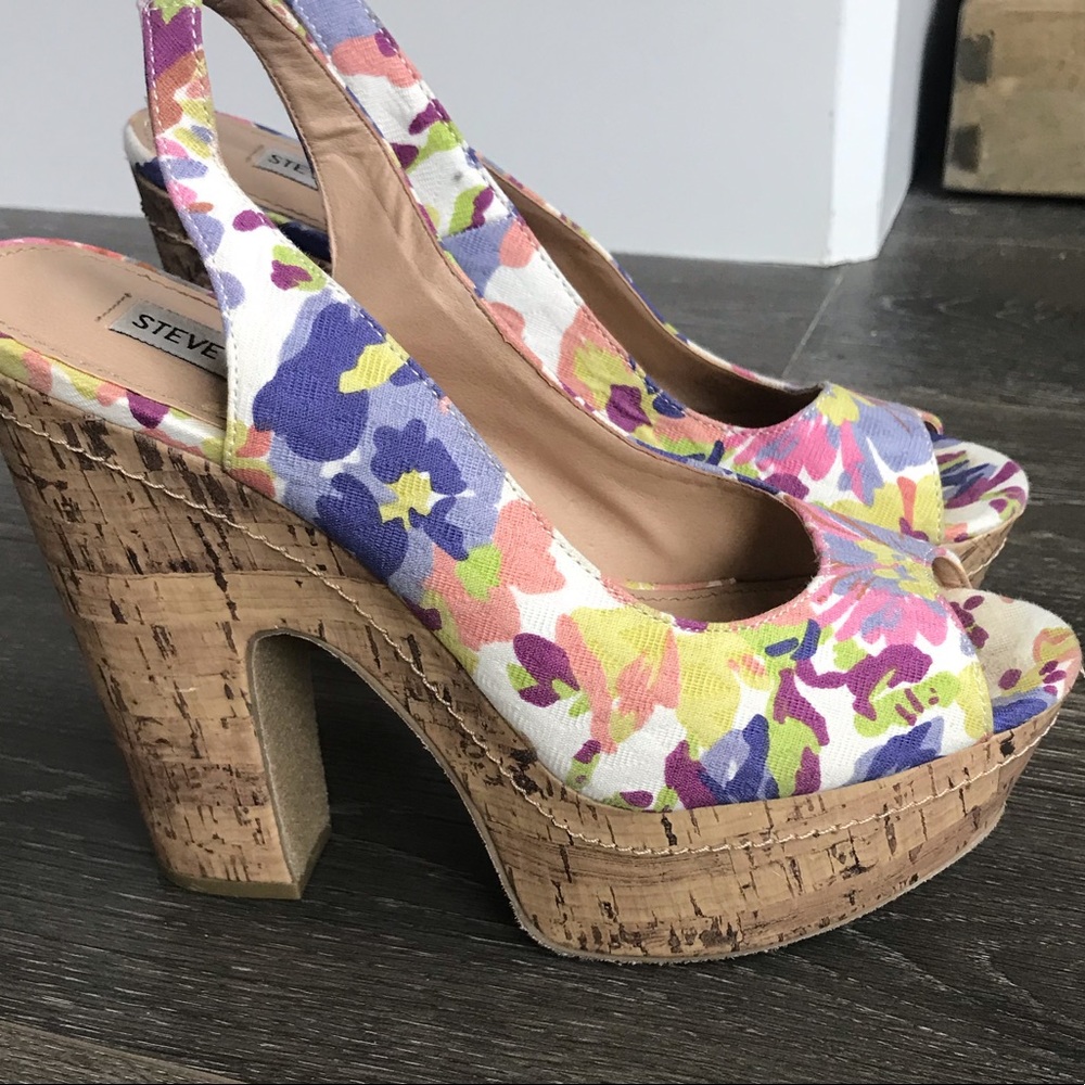 Steve Madden Genny Cork Platforms